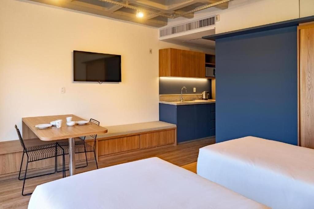 Atrium Studios By Xtay Em Palhoca Bagian luar foto