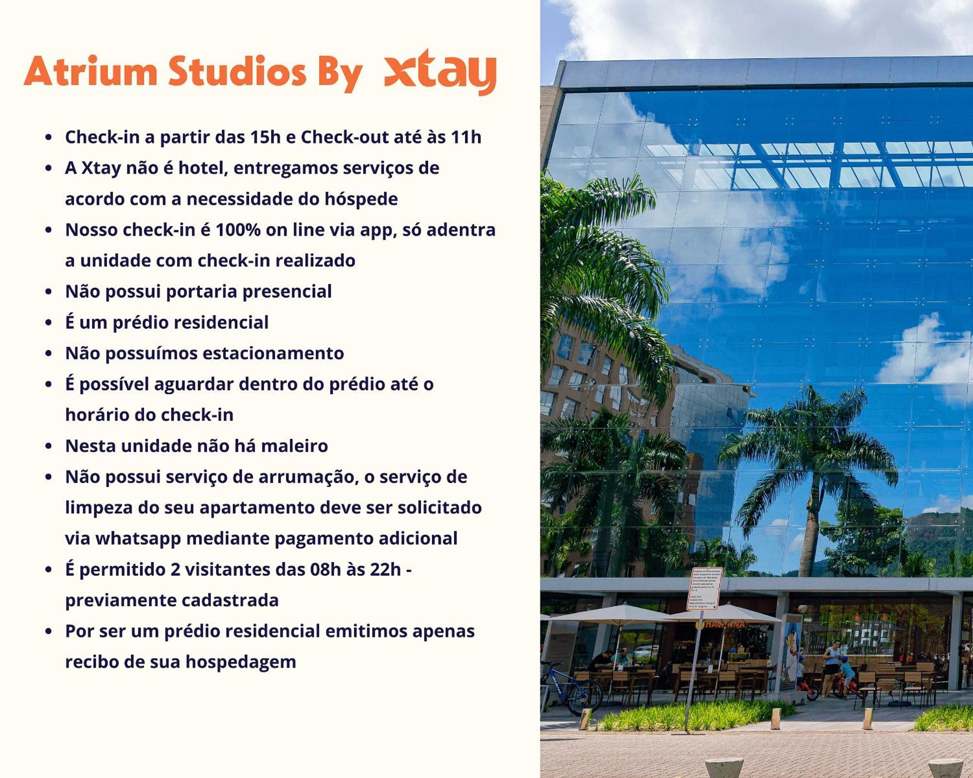 Atrium Studios By Xtay Em Palhoca Bagian luar foto